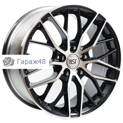 RST R007 Optima R17 / 7.5J PCD 5x114.3 ET 52 ЦО 67.1 Литые Черный с полированной лицевой повехностью