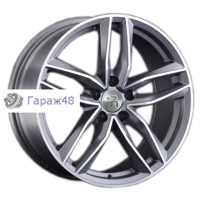 Replay A102 R18 / 8J PCD 5x112 ET 25 ЦО 66.6 Литые Графит матовый с полированной лицевой поверхностью