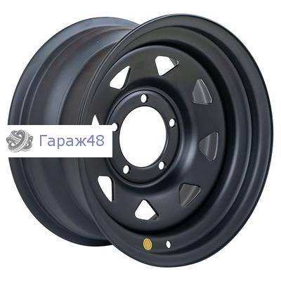 LS УАЗ треуг. мелкий R16 / 8J PCD 5x139.7 ET 0 ЦО 110 Штампованные Черный матовый