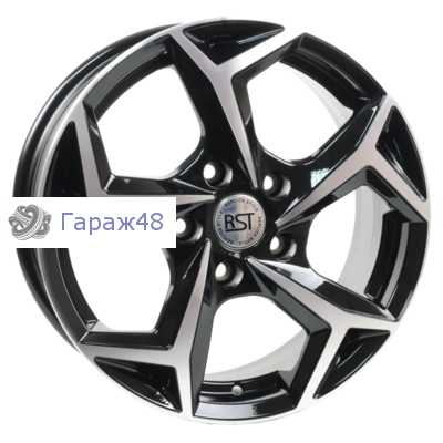 RST R066 (Juke) R16 / 6.5J PCD 5x114.3 ET 40 ЦО 66.1 Литые Черный с полированной лицевой повехностью