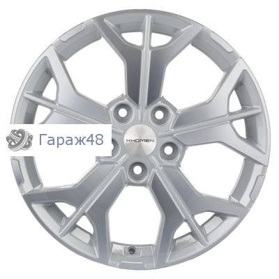 Khomen Wheels KHW1715 RAV4 R17 / 7J PCD 5x114.3 ET 39 ЦО 60.1 Литые F-Silver-FP