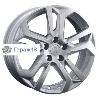 Replay V46 R17 / 7J PCD 5x108 ET 50 ЦО 63.3 Литые Серебристый с полированной лицевой поверхностью
