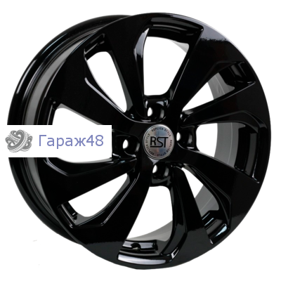 RST R005 (Vesta) R15 / 6J PCD 4x100 ET 50 ЦО 60.1 Литые Черный с полированной лицевой поверхностью