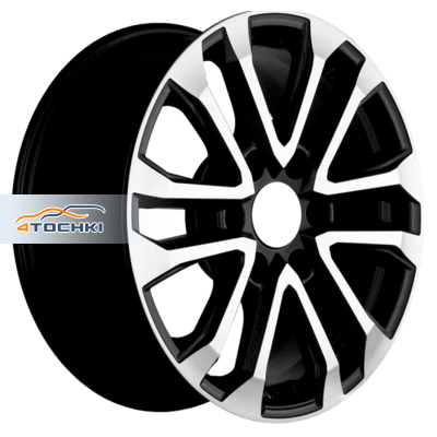 Khomen Wheels KHW1805 Haval H5/Great Wall Hover H3/H5 R18 / 7.5J PCD 6x139.7 ET 38 ЦО 100.1 Литые Black-FP