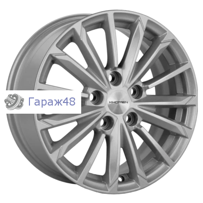 Khomen Wheels KHW1611 Renault/Nissan R16 / 6.5J PCD 5x114.3 ET 50 ЦО 66.1 Литые G-Silver
