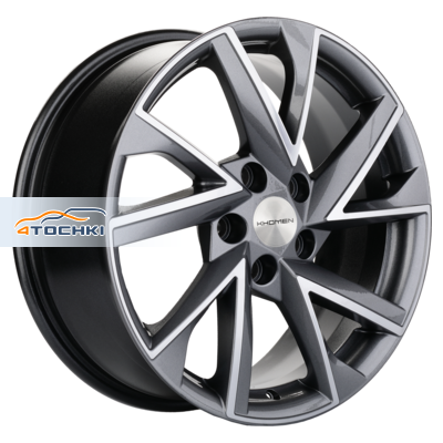 Khomen Wheels KHW1714 Jac/Москвич 3 R17 / 7J PCD 5x108 ET 40 ЦО 54.1 Литые Gray-FP