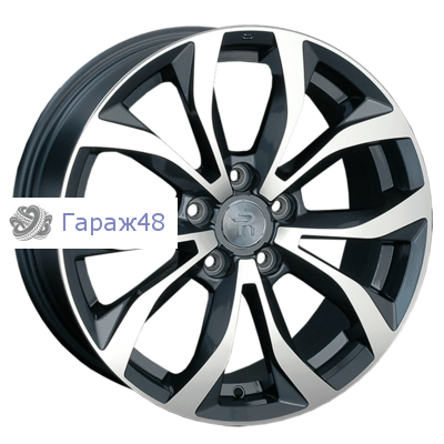 Replay TY341 R18 / 7J PCD 5x114.3 ET 35 ЦО 60.1 Литые Графит с полированной лицевой поверхностью