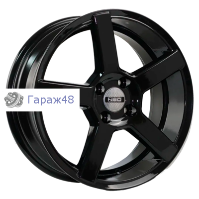 Neo V03 R16 / 6.5J PCD 4x100 ET 40 ЦО 60.1 Литые Черный с полированной лицевой поверхностью