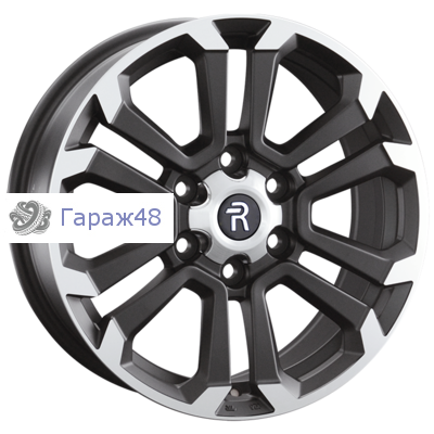 Replay TY352 R17 / 7.5J PCD 6x139.7 ET 30 ЦО 106.1 Литые Черный матовый с полированной лицевой поверхностью