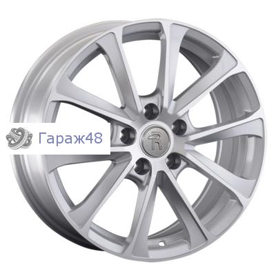 Replay RN194 R17 / 7J PCD 5x114.3 ET 35 ЦО 66.1 Литые Серебристый с полированной лицевой поверхностью