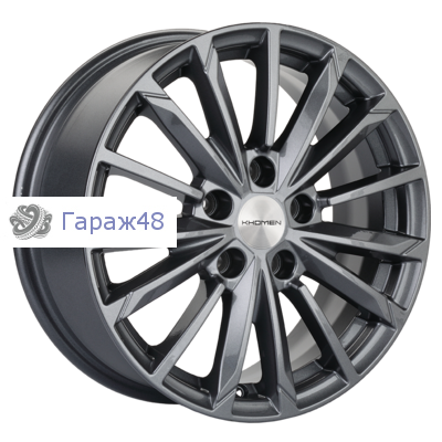 Khomen Wheels KHW1611 Toyota/Suzuki R16 / 6.5J PCD 5x114.3 ET 45 ЦО 60.1 Литые Графит