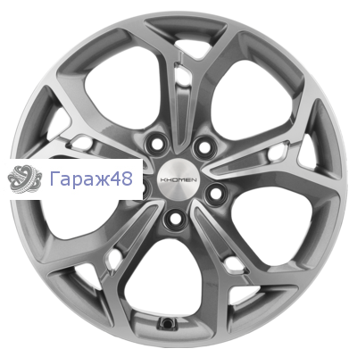 Khomen Wheels KHW1702 Kodiaq/Tiguan R17 / 7J PCD 5x112 ET 40 ЦО 57.1 Литые Gray-FP