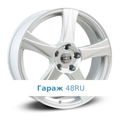 Neo 843 R18 / 7J PCD 5x114.3 ET 40 ЦО 66.1 Литые Серебристый