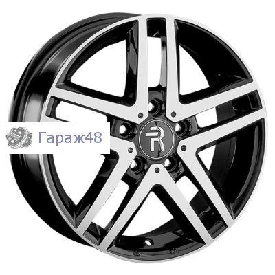 Replay PG123 R16 / 6.5J PCD 5x118 ET 50 ЦО 71.1 Литые Черный с полированной лицевой поверхностью