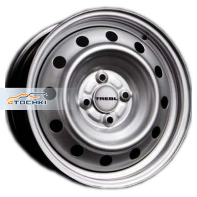 Trebl 42E45SP R13 / 4.5J PCD 4x114.3 ET 45 ЦО 69.1 Штампованные Серебристый