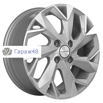 Khomen Wheels KHW1402 Accent/Getz/i20 R14 / 5.5J PCD 4x100 ET 38 ЦО 67.1 Литые F-Silver-FP