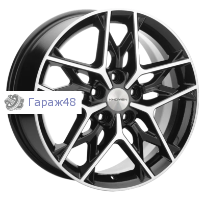 Khomen Wheels KHW1709 Ford CMax R17 / 7J PCD 5x108 ET 50 ЦО 63.35 Литые Black-FP