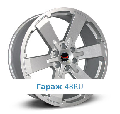 LegeArtis TY535 R22 / 9J PCD 6x139.7 ET 20 ЦО 106.1 Литые Серебристый