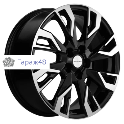 Khomen Wheels KHW1809 Teana/Xtrail R18 / 7J PCD 5x114.3 ET 45 ЦО 66.1 Литые Black-FP
