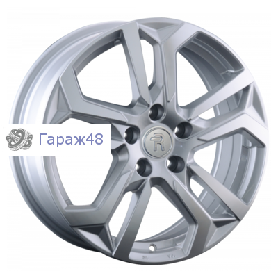 Replay NS226 R17 / 7J PCD 5x114.3 ET 47 ЦО 66.1 Литые Серебристый с полированной лицевой поверхностью