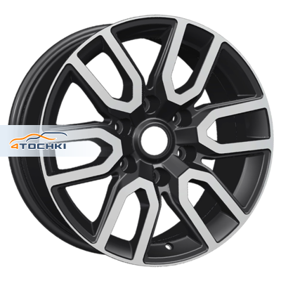 Khomen Wheels KHW1723 Pajero Sport R17 / 8J PCD 6x139.7 ET 38 ЦО 67.1 Литые Black-FP