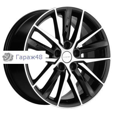 Khomen Wheels KHW1807 Camry NEW R18 / 8J PCD 5x114.3 ET 50 ЦО 60.1 Литые Black-FP
