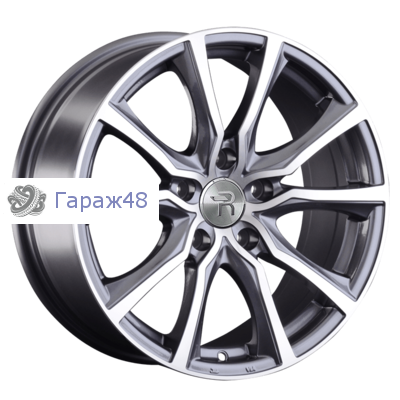 Replay A145 R18 / 8J PCD 5x112 ET 25 ЦО 66.6 Литые Графит с полированной лицевой поверхностью