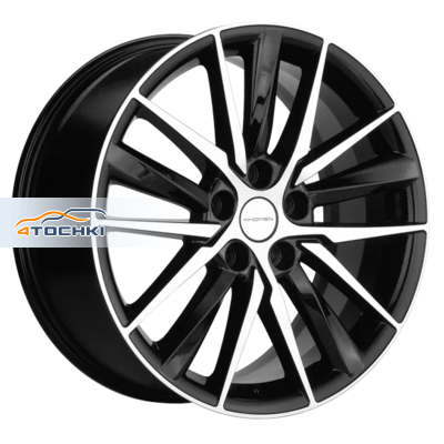 Khomen Wheels KHW1807 A6/Q5 R18 / 8J PCD 5x112 ET 39 ЦО 66.6 Литые Black-FP