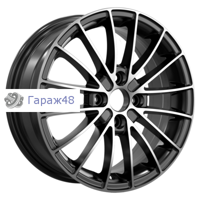 RST R034 R14 / 5.5J PCD 4x98 ET 35 ЦО 58.6 Литые Черный с полированной лицевой повехностью