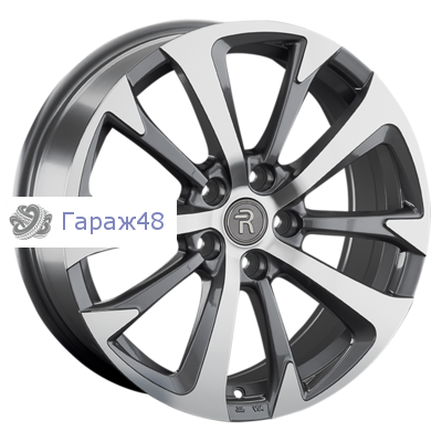Replay HV97 R17 / 7J PCD 5x114.3 ET 37 ЦО 66.6 Литые Графит с полированной лицевой поверхностью