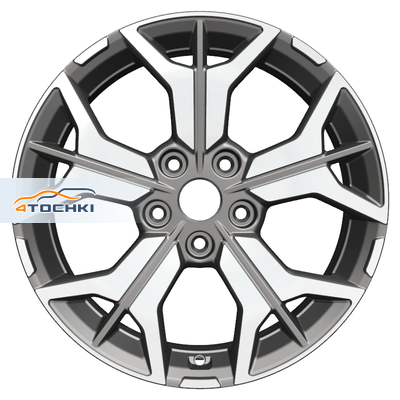 Khomen Wheels KHW1715 Jetta R17 / 7J PCD 5x112 ET 54 ЦО 57.1 Литые Gray-FP