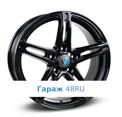 Venti 1618 R16 / 6.5J PCD 5x108 ET 33 ЦО 60.1 Литые Черный