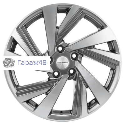Khomen Wheels KHW1801 Teana/Xtrail R18 / 7.5J PCD 5x114.3 ET 45 ЦО 66.1 Литые Gray-FP