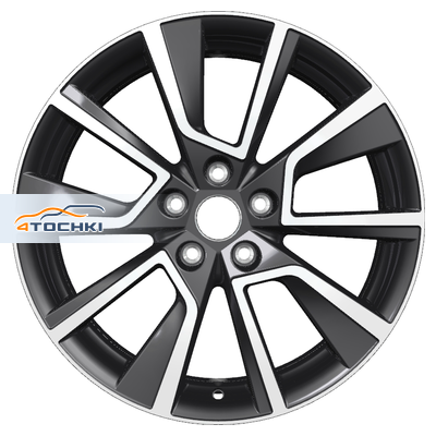 Khomen Wheels KHW1802 Kodiaq/Tiguan R18 / 7J PCD 5x112 ET 43 ЦО 57.1 Литые Black-FP