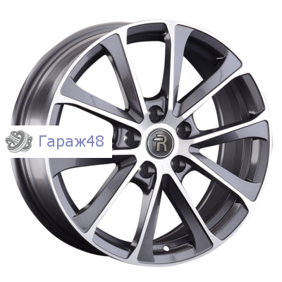 Replay JG20 R17 / 7J PCD 5x108 ET 48.5 ЦО 63.4 Литые Графит с полированной лицевой поверхностью