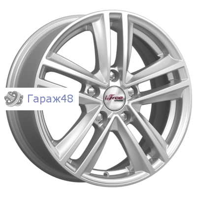 iFree Катар КС885 R16 / 6.5J PCD 5x114.3 ET 50 ЦО 66.1 Литые Серебристый