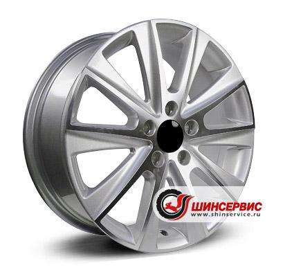 Replay VW28 R17 / 7J PCD 5x112 ET 43 ЦО 57.1 Литые Серебристый с полированной лицевой поверхностью