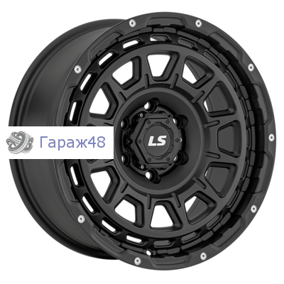 LS 1377 R18 / 9J PCD 6x139.7 ET 20 ЦО 100.1 Литые Черный матовый