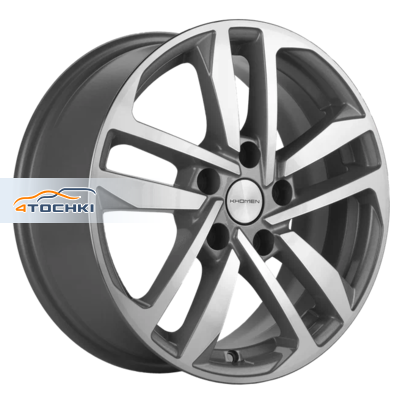 Khomen Wheels KHW1612 Octavia A7 R16 / 6.5J PCD 5x112 ET 46 ЦО 57.1 Литые F-Silver-FP