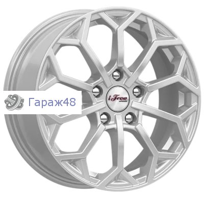 iFree СпейсНидл КС1000 R16 / 6.5J PCD 5x112 ET 46 ЦО 57.1 Литые Серебристый