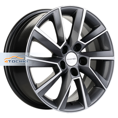 Khomen Wheels KHW1604 Aveo R16 / 6J PCD 5x105 ET 39 ЦО 56.6 Литые Gray-FP