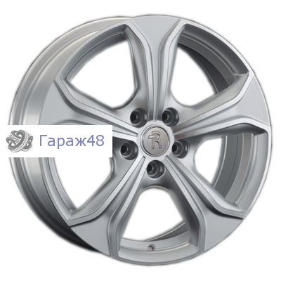 Replay LR67 R17 / 7J PCD 5x108 ET 45 ЦО 63.3 Литые Серебристый с полированной лицевой поверхностью
