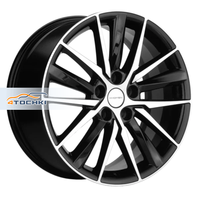 Khomen Wheels KHW1807 Geely Coolray R18 / 8J PCD 5x114.3 ET 53 ЦО 54.1 Литые Black-FP