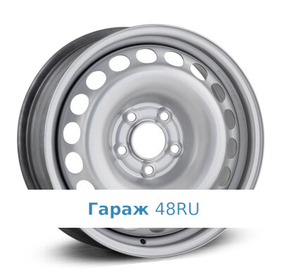 Trebl X40027 R16 / 6.5J PCD 5x130 ET 43 ЦО 84.1 Штампованные Серебристый