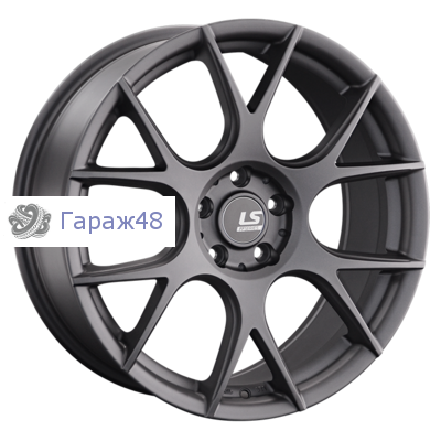 LS RC07 R18 / 8J PCD 5x112 ET 30 ЦО 66.6 Литые Графит матовый с дымкой