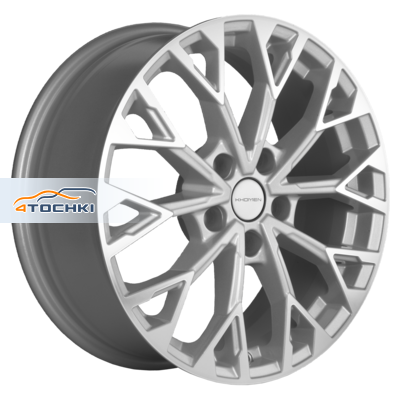 Khomen Wheels KHW1718 CX5/i40/Changan CS75FL/Besturn X80 R17 / 7J PCD 5x114.3 ET 45 ЦО 67.1 Литые F-Silver-FP