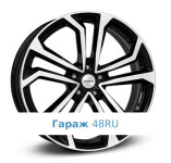 Dezent TA dark R19 / 8J PCD 5x112 ET 47 ЦО 66.6 Литые Черный с полированной лицевой поверхностью