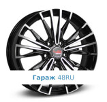 LegeArtis NS542 R17 / 6.5J PCD 5x114.3 ET 40 ЦО 66.1 Литые Черный с полированной лицевой поверхностью