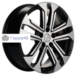 Khomen Wheels KHW1803 Tugella R18 / 7J PCD 5x108 ET 46 ЦО 63.4 Литые Black-FP