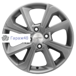Khomen Wheels KHW1501 Rio/Solaris R15 / 6J PCD 4x100 ET 48 ЦО 54.1 Литые G-Silver